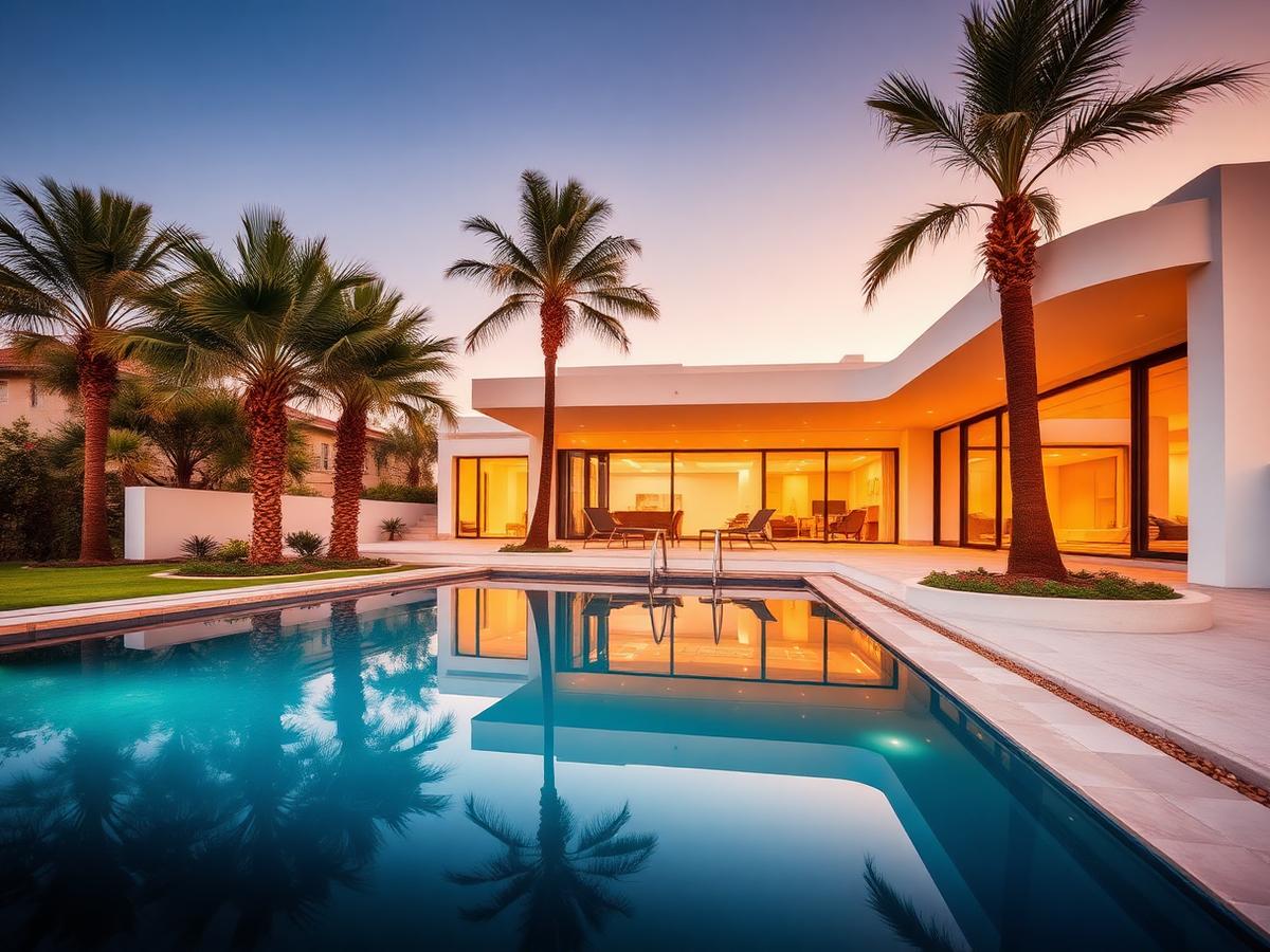Villa contemporaine avec piscine